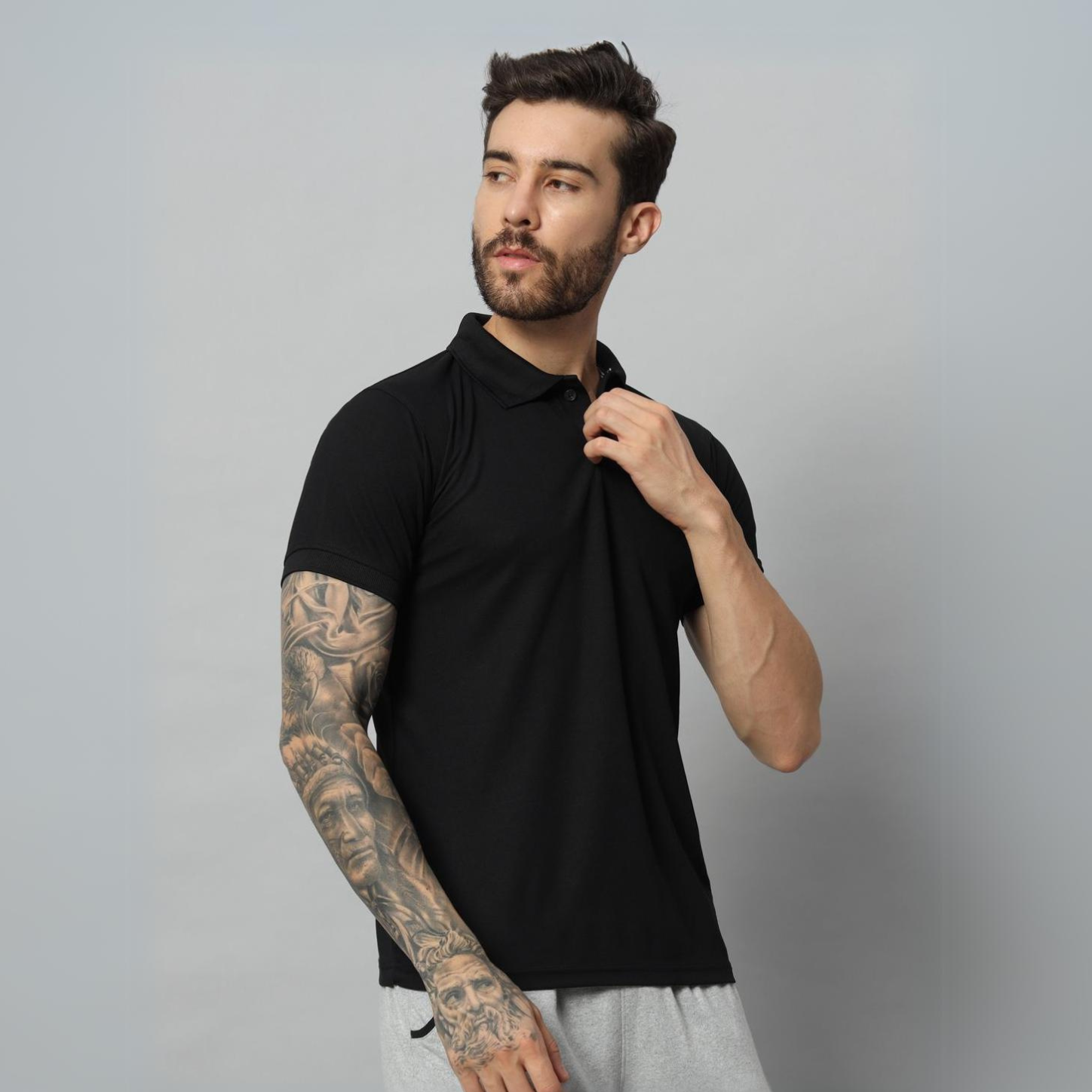 Matty fiber collar Tshirt AARBIN